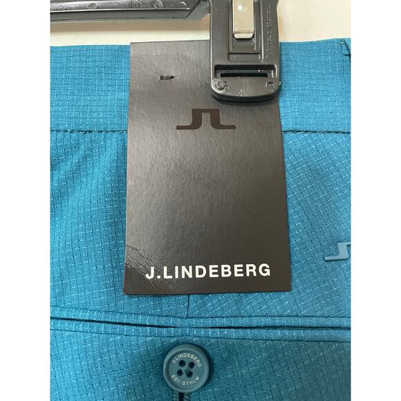 J. Lindeberg Vent Golf Pants Moroccan Blue Size 30x32 NWT Lightweight Quick Dry - Picture 10 of 12